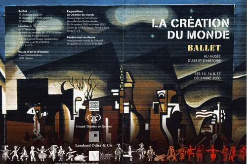 "La Création du Monde", Musée d'Art et d'Histoire, Geneva, 2000