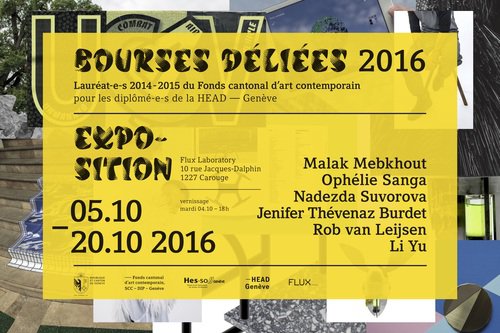 Bourses déliées design 2016